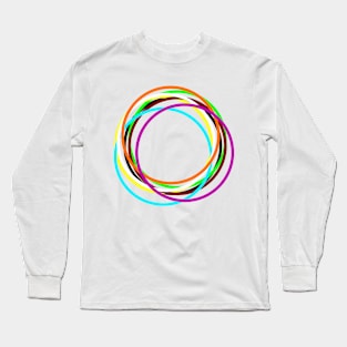 Amazing Color Circles Long Sleeve T-Shirt